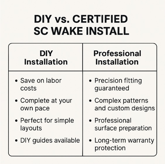 boat flooring installation options
