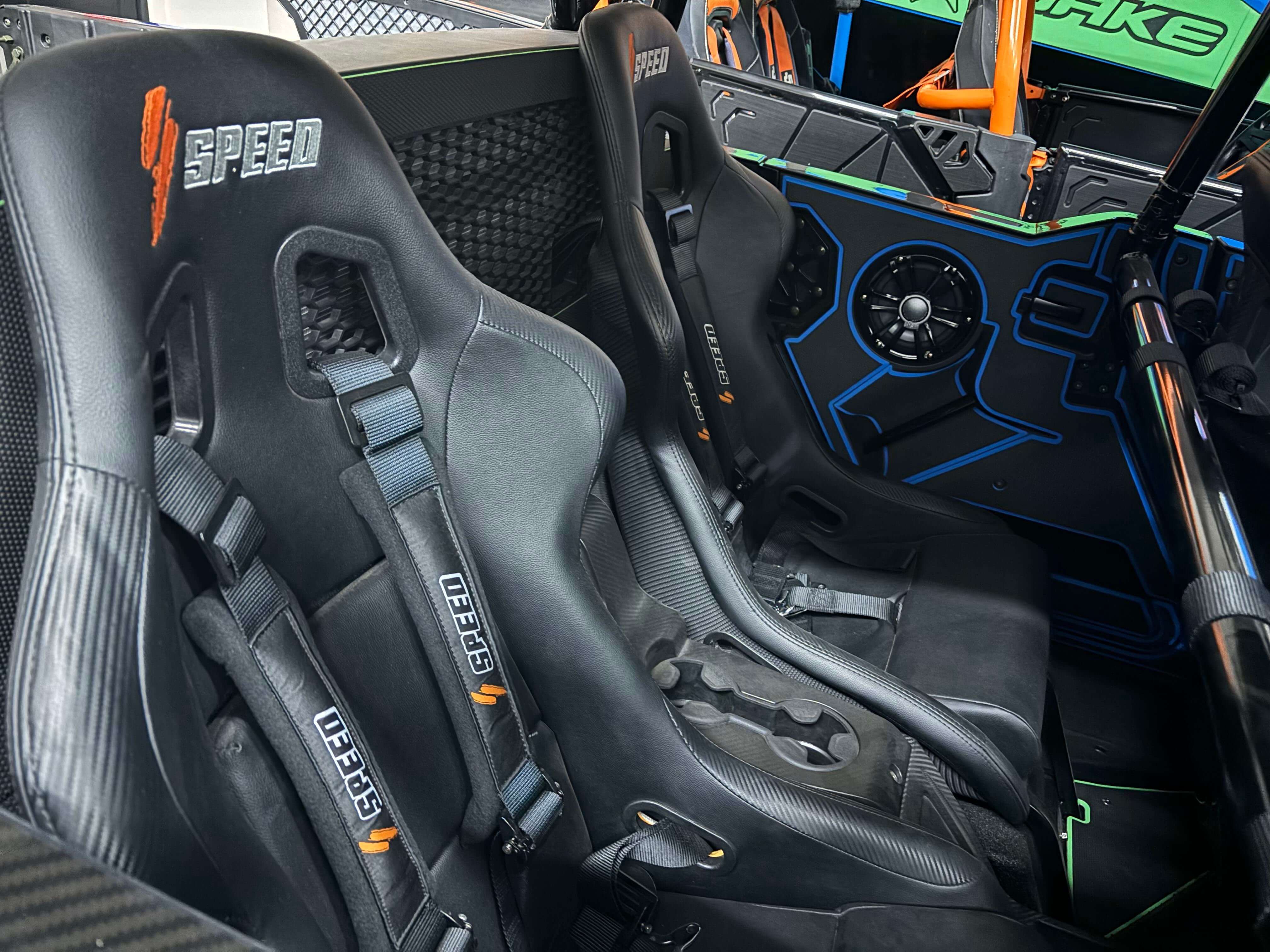 SeaDek installed in a side-by-side all-terrain vehicle